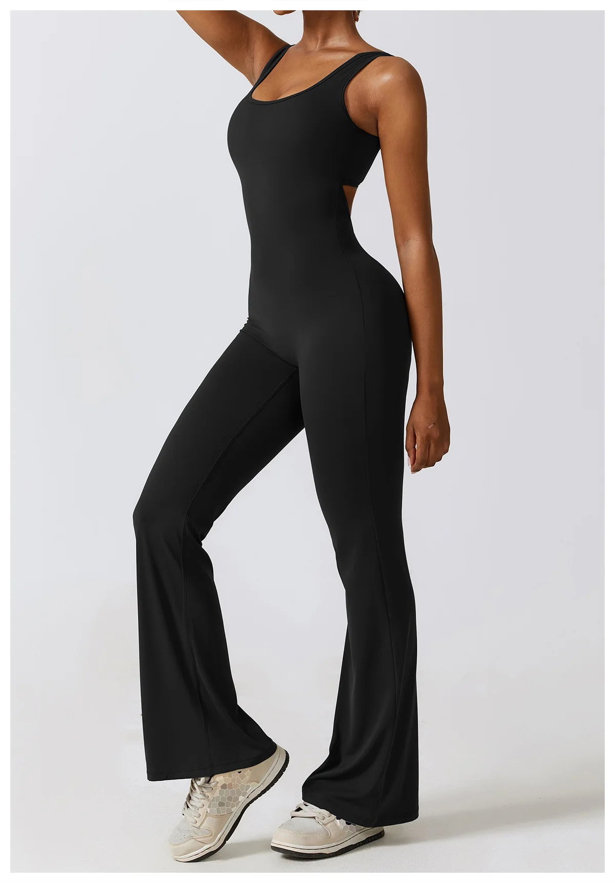 Gym Jumpsuit Women's Fitness Suit Yoga Sets Sports Overalls Woman Tracksuit Yoga Clothing Workout Sportswear Sexy Back V Rompers