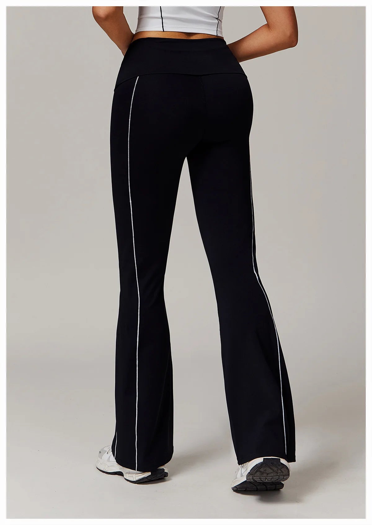 Fitness Bell-bottoms Women Sport Leggings High Waist Wide Leg Pants Yoga Leggings Gym Quick Dry Push Up Slim Pants Female Tights