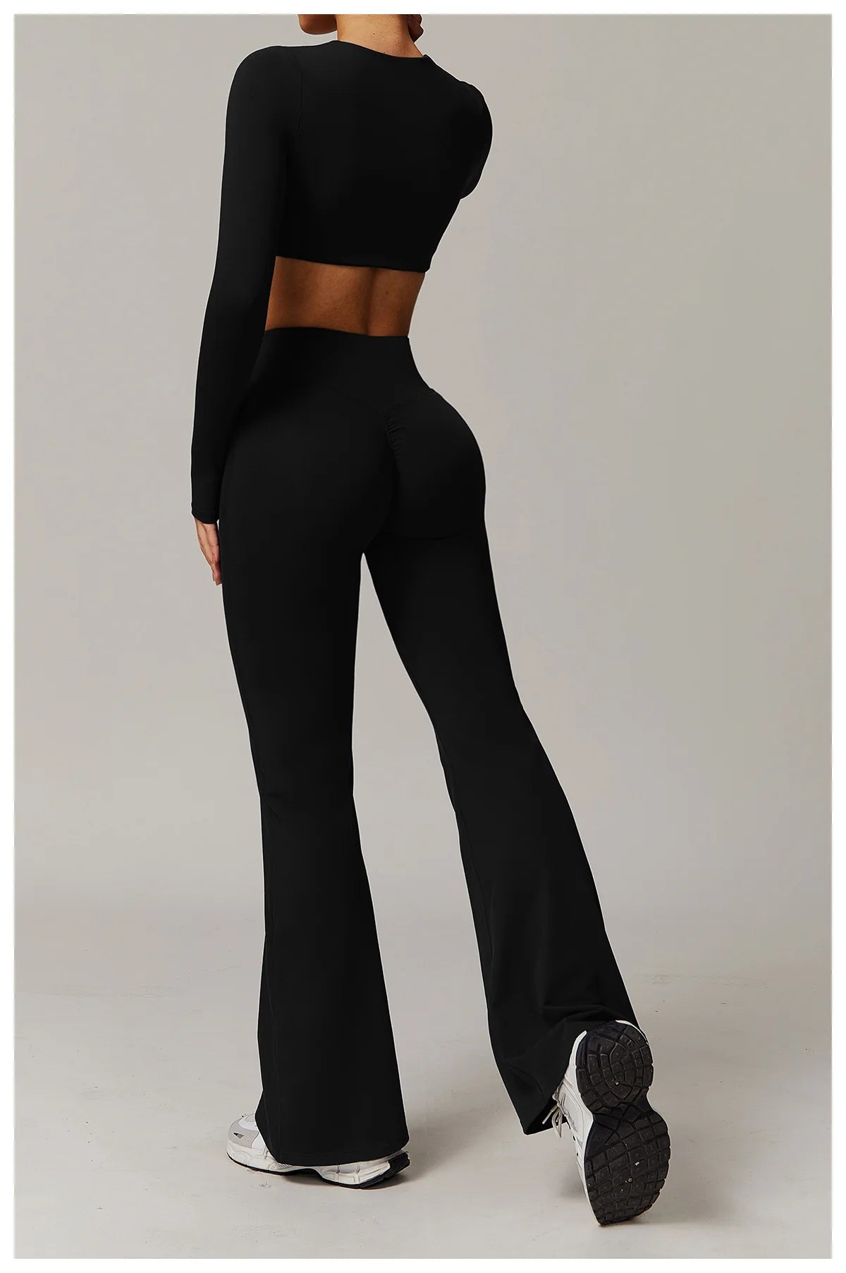 Yoga Shirts For Women Crop Top Long Sleeve Fitness Running Women Gym Clothes Workout Dry Fit Breathable High Elastic Sports Tops