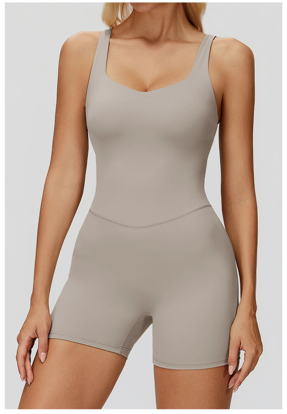 Jumpsuit Women's Short Tracksuit Yoga Set One-Piece Sportswear Push Up Gym Workout Clothes Fitness Stretch Bodysuit Yoga Suit
