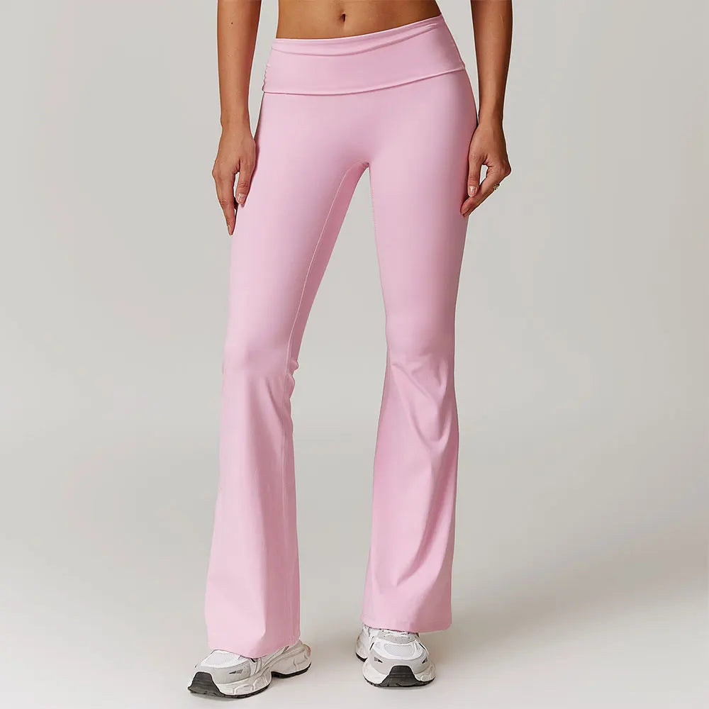 Yoga Pants Gym Leggings Women Bell-bottoms High Waist Push Up Sport Tights Running Cycling Fitness Workout Leggings Gym Clothing