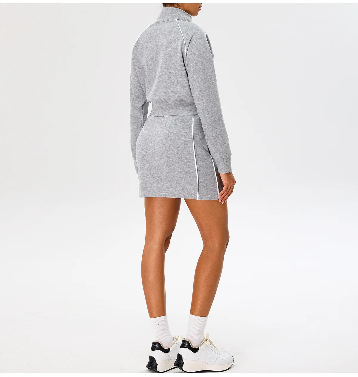 Women's Yoga Long Sleeve Sports Jacket Zip Fitness Yoga Shirt Slim Fit Gym Top Activewear Running Coats Workout Cycling Clothes