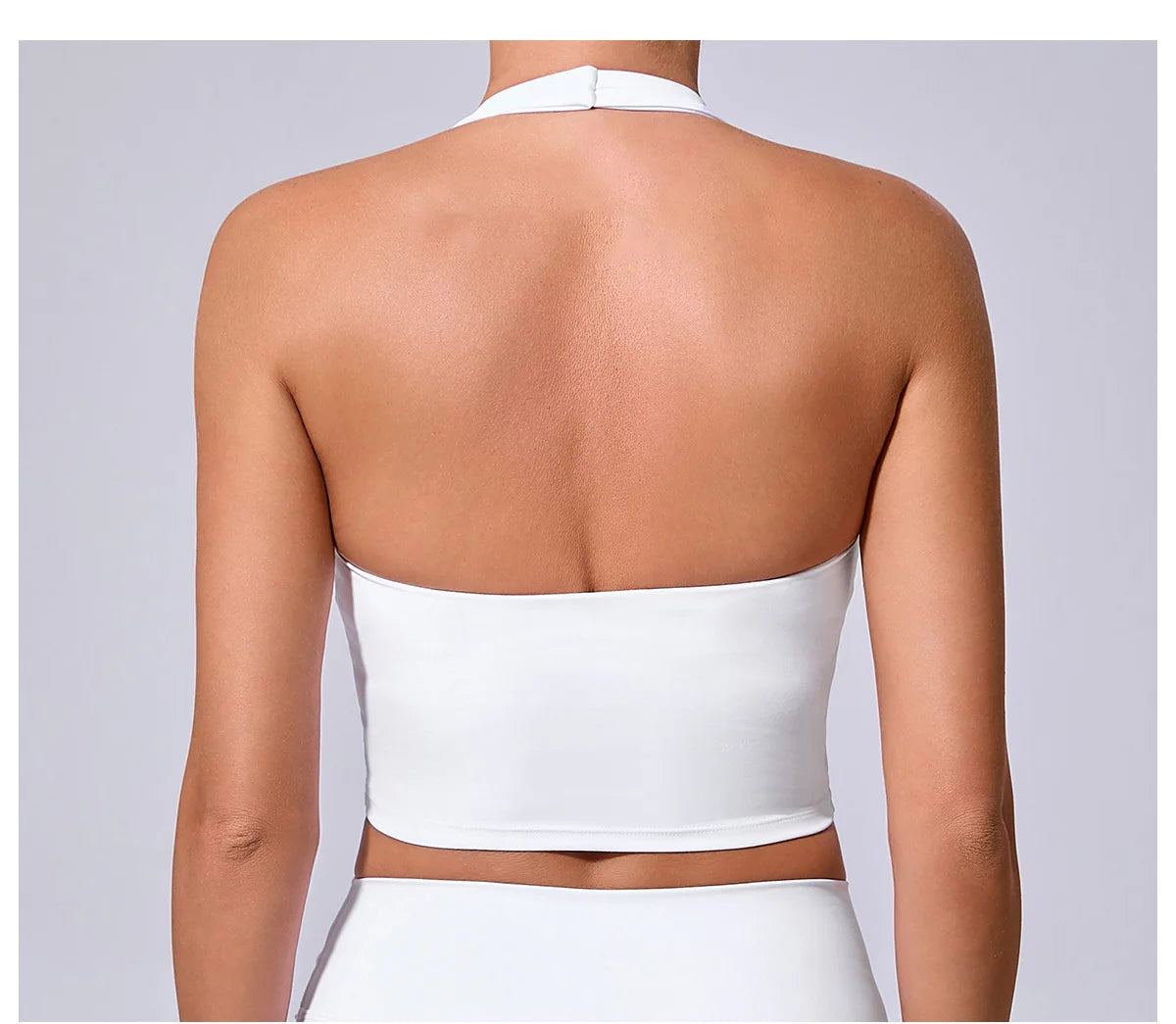 Women Hanging Neck Yoga Sports Bra Breathable Shock Proof Gym Workout Fitness Push Up Top Yoga Running Sportswear Vest Bra