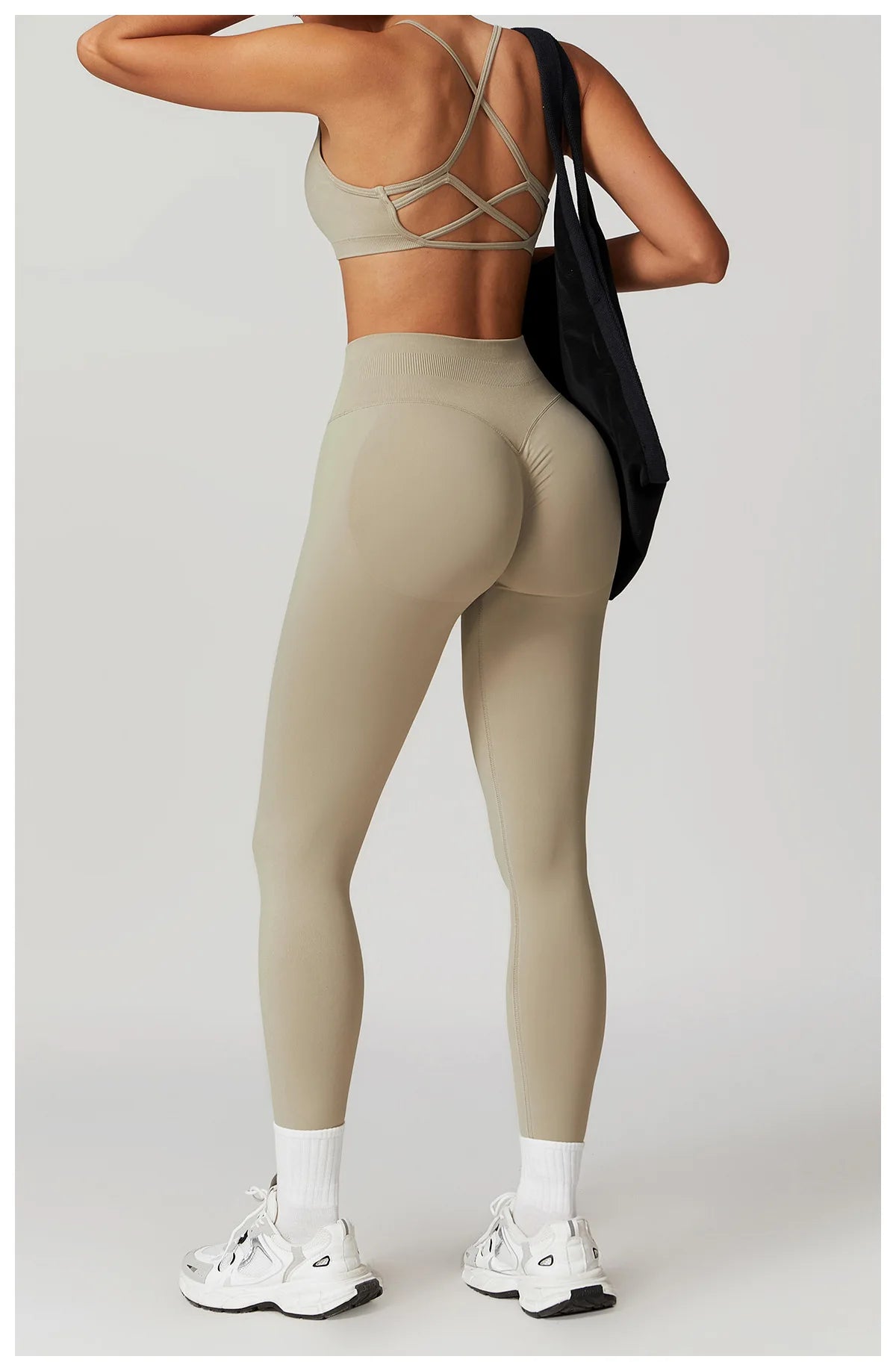 Ribbed Fitness Leggings Women Sport High Waist Tights Seamless Yoga Leggings Gym Jogging Quick Dry Push Up Slim Pants Running
