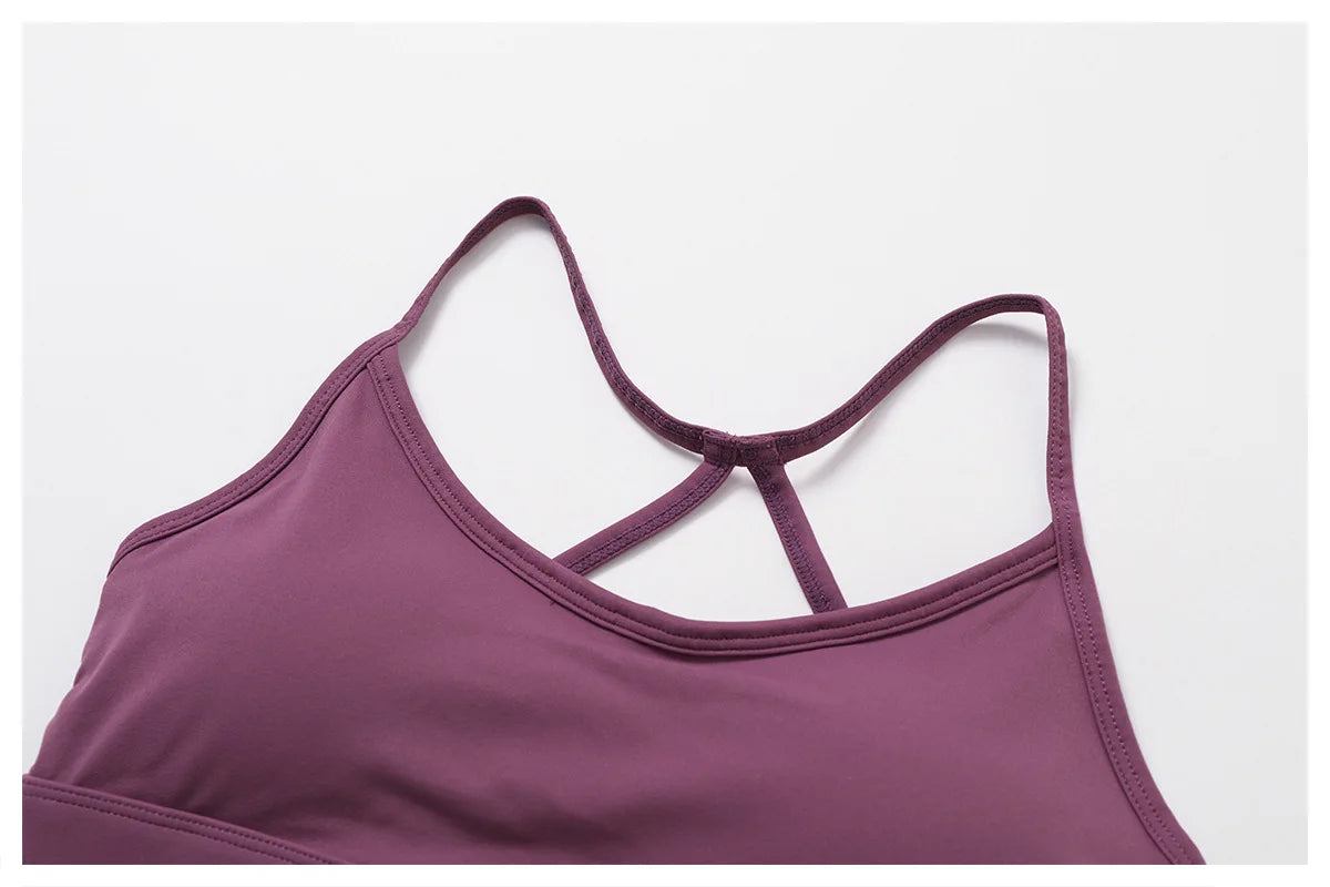 Women Workout Sports Underwear High Support Sports Top Push Up Yoga Bra Gym Crop Top Fitness Bra Running Brassiere Sportswear