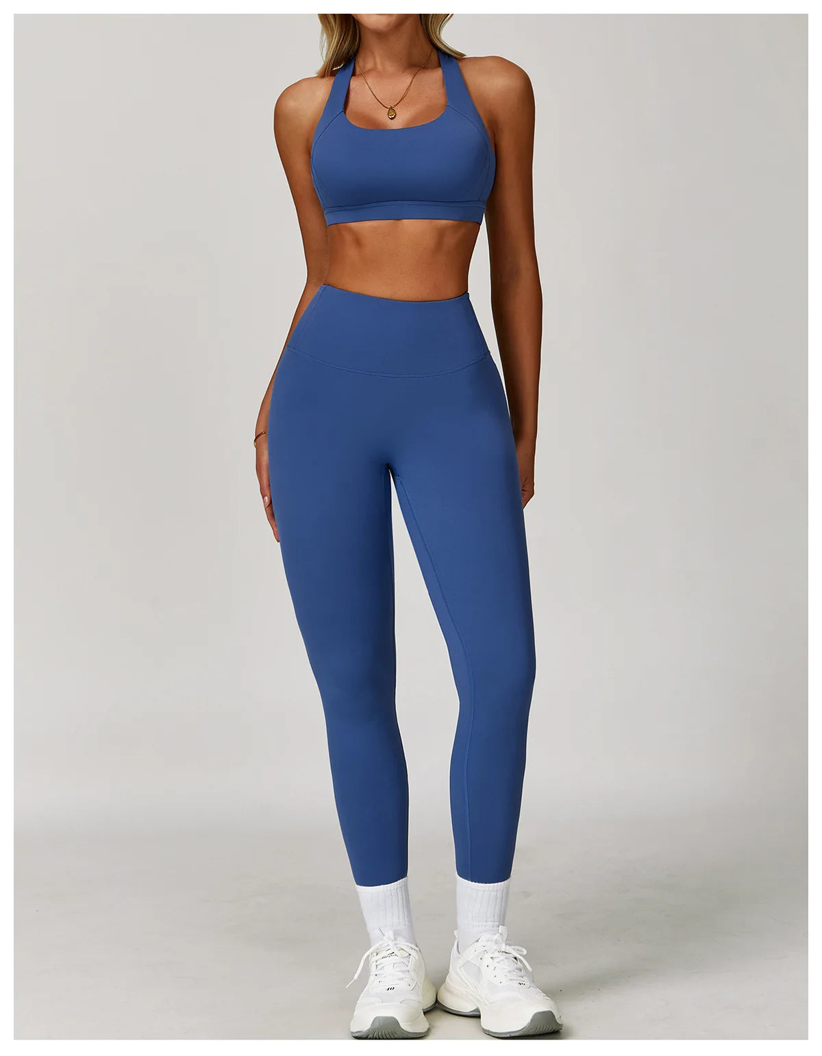 2PCS Women's Tracksuit Athletic Wear Yoga Set Workout Shorts Sportswear Gym Clothing High Waist Leggings Fitness Bra Sports Suit