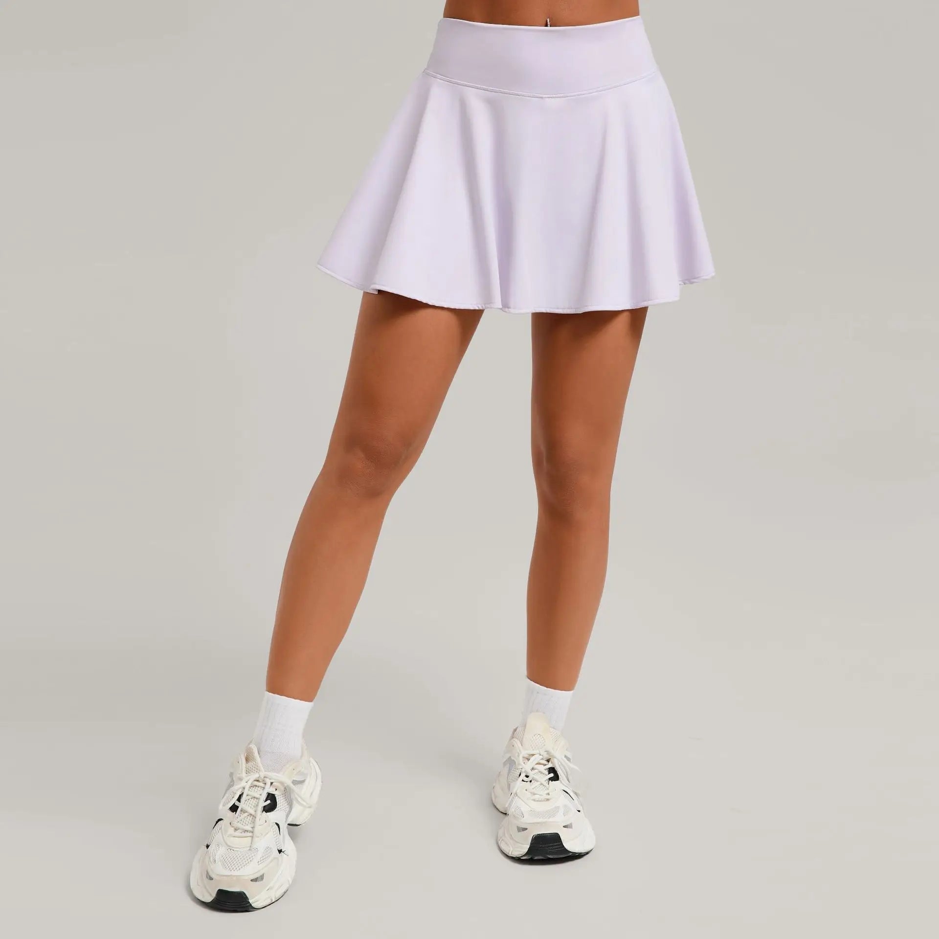 High Waisted Tennis Mini Skirt Women's Tennis Yoga Golf Sports Belt Safety Pants Pocket Comfortable and Breathable Sports Skirt