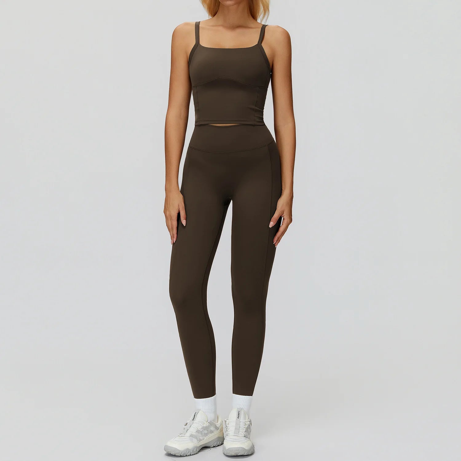 Yoga Suit 2PCS Women Tracksuit Sports Bra High Waist Legging Gym Set Fitness Outfit Running Workout Clothes Push Up Sportswear