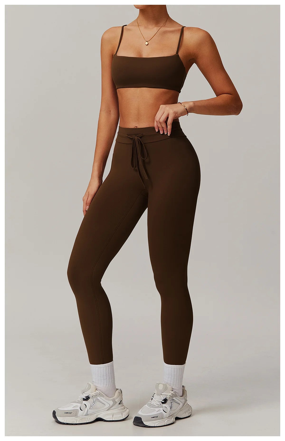 Women Gym Leggings Workout Yoga Sports Pant Stretchy High Waist Straps Leggings Fitness Tights Sports Push Up Activewear Pants
