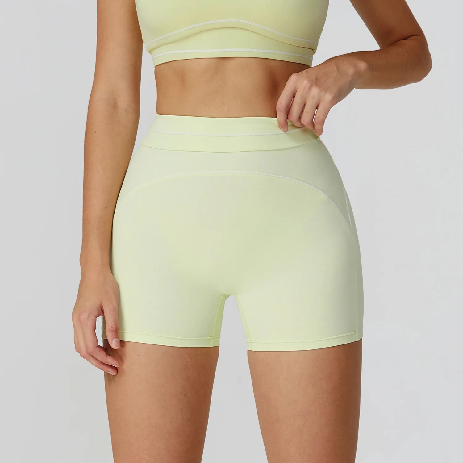 Yoga Shorts Women High Waist Workout Shorts Fitness Yoga Lift Butt Fitness Ladies Yoga Gym Running Impact Short Pants Sportswear
