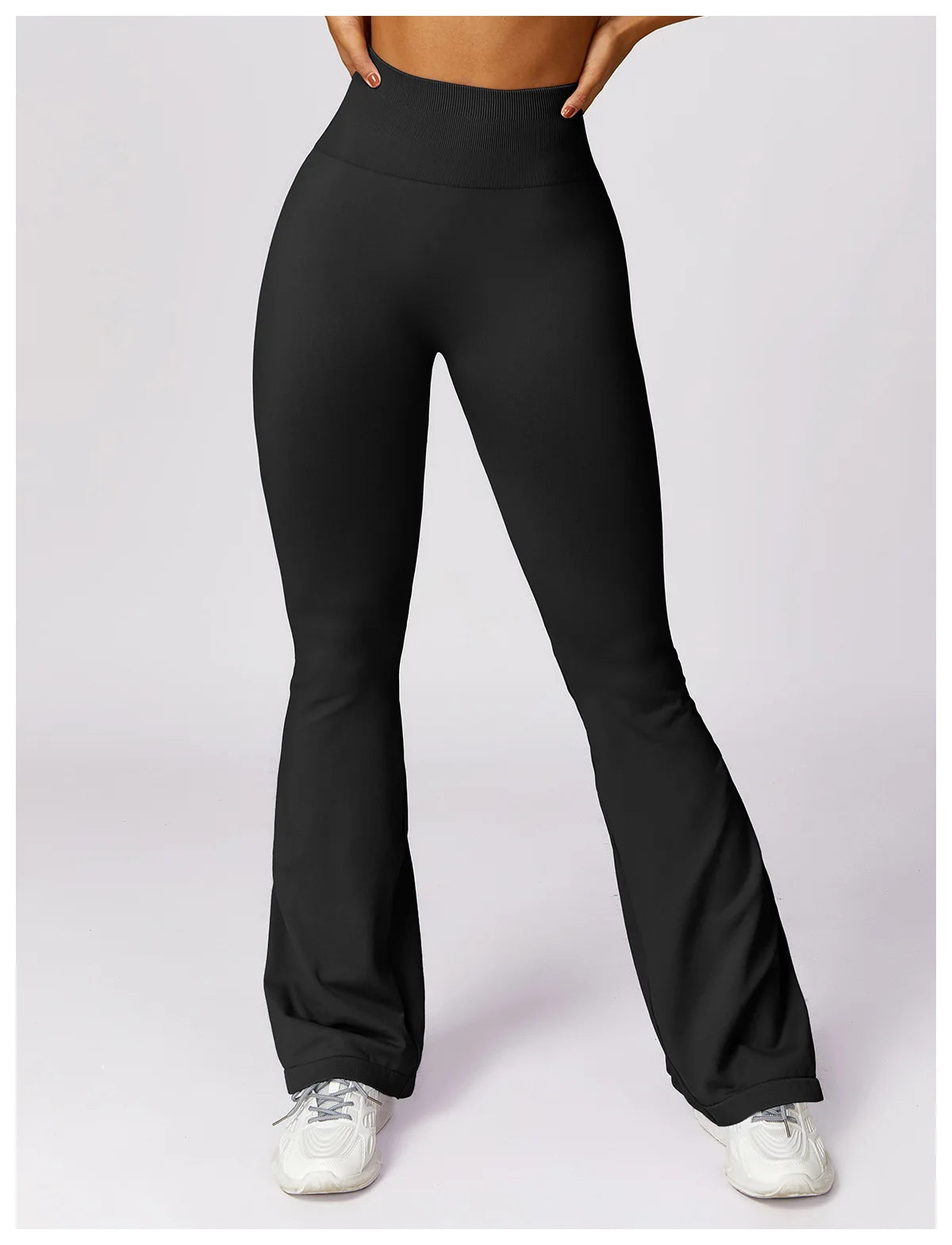 Seamless Flare Leggings Yoga Pants Women High Waist Wide Leg Pants Women Gym Workout Fitness Sports Flared Pant Dance Trousers