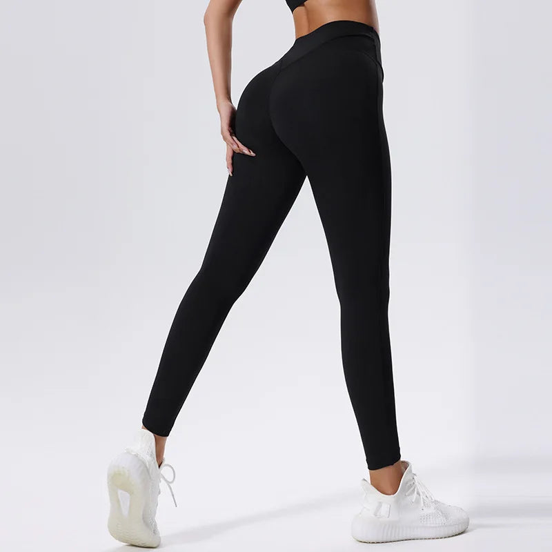 Yoga Leggings Women Fitness Leggings Running Cycling Pants Breathable Push Up Sports Leggings High Waist Workout Gym Clothing