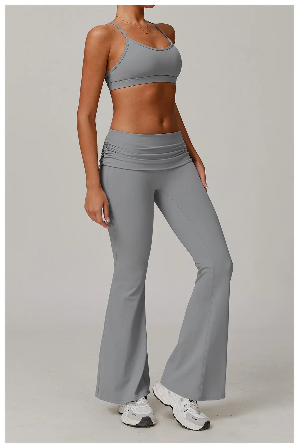 Yoga Clothes 2 Piece Women's Tracksuit Athletic Wear Pilates Fitness Suit Gym Workout Push Up Clothes Sports Bra Leggings Suit