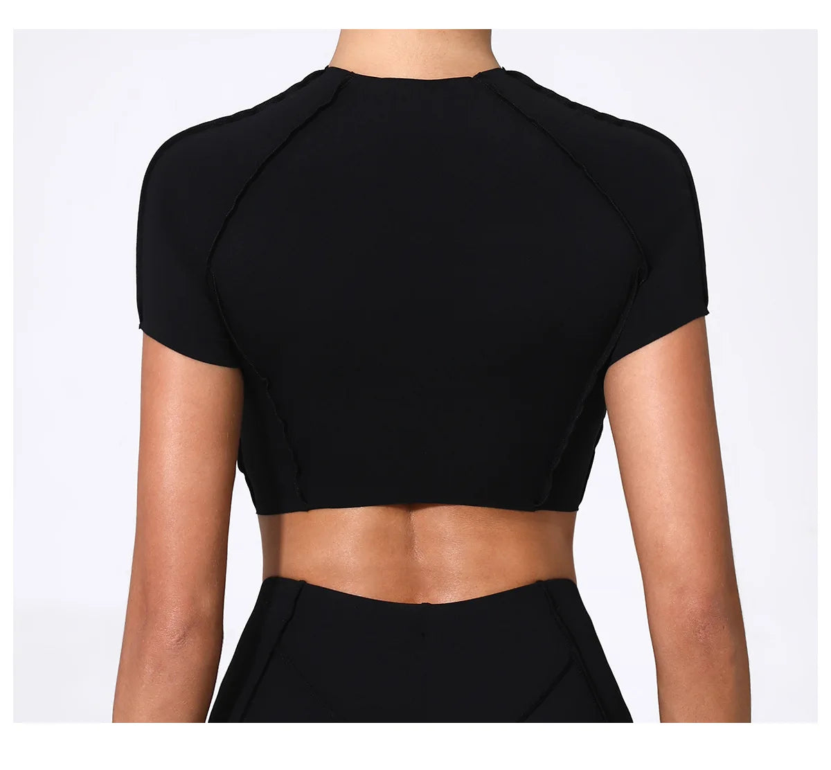 Women Yoga Top Line Sport T Shirts Fitness Clothes Short Sleeve Push Up Yoga Shirt Gym Top Running Active Wear Workout Sport Top