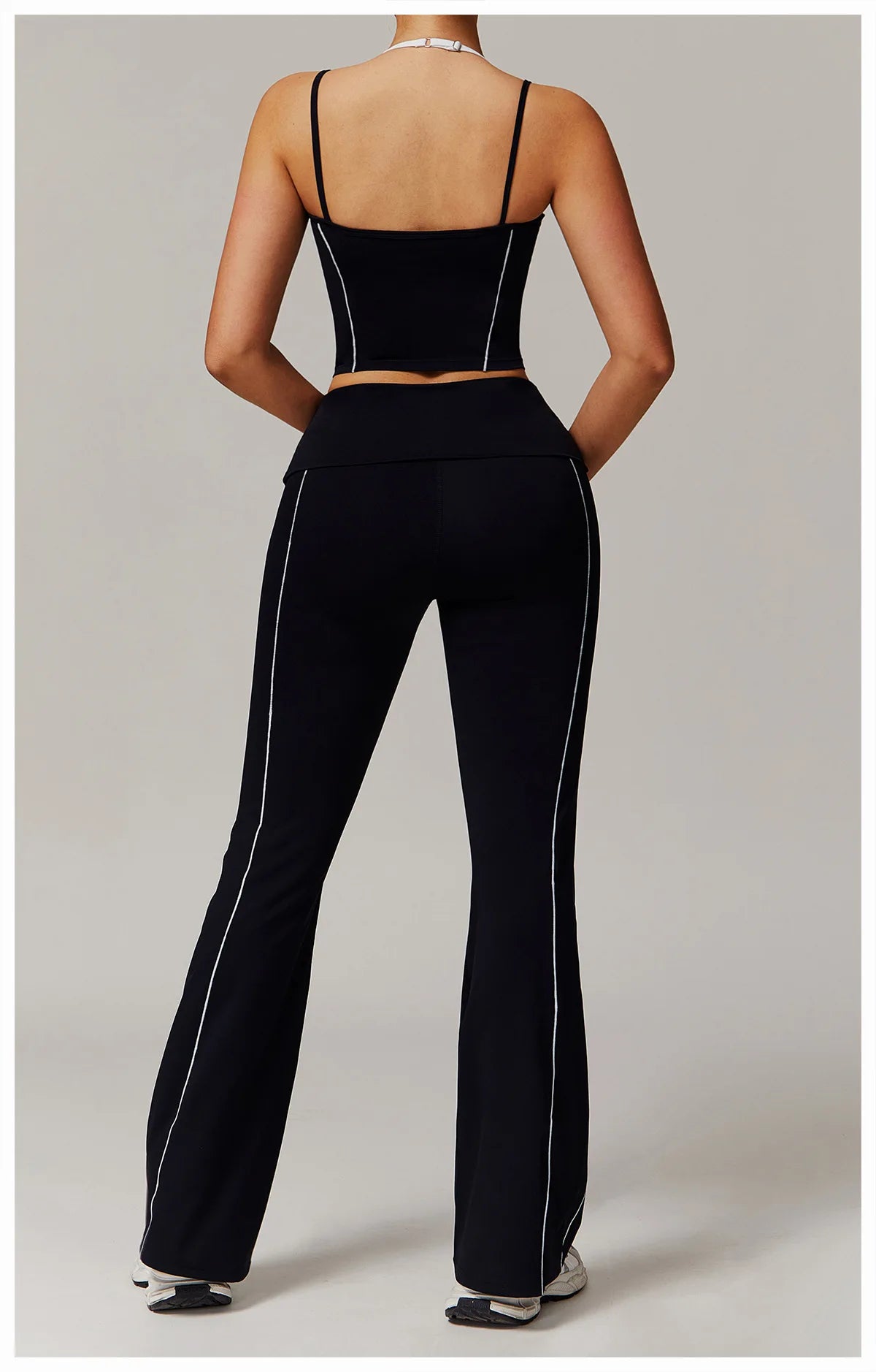 Fitness Bell-bottoms Women Sport Leggings High Waist Wide Leg Pants Yoga Leggings Gym Quick Dry Push Up Slim Pants Female Tights