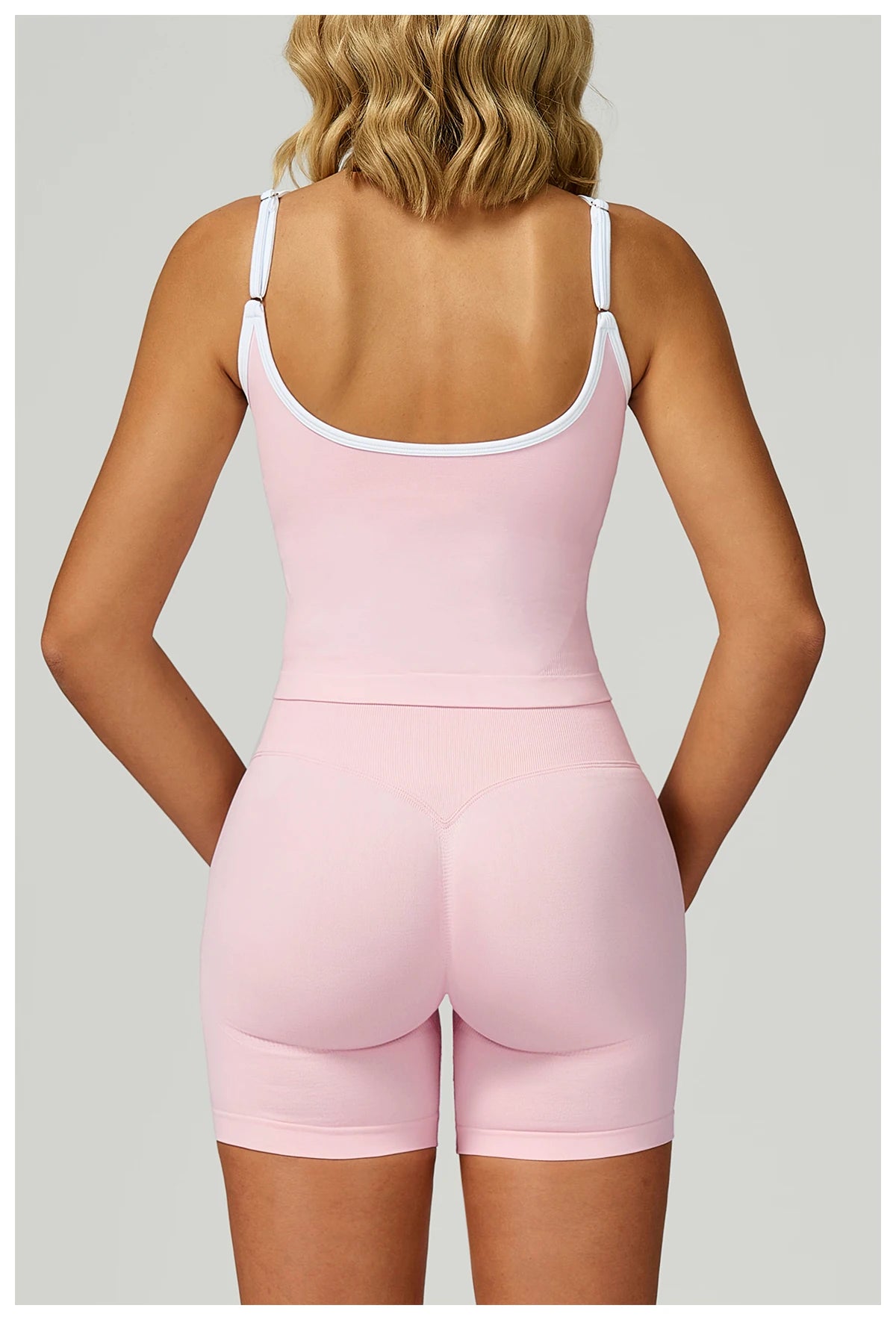 Seamless Sports Fitness Vest with Chest Pad Summer Shockproof Beauty Back Nude Feeling Suit Pilates Training Yoga Top Yoga Bras