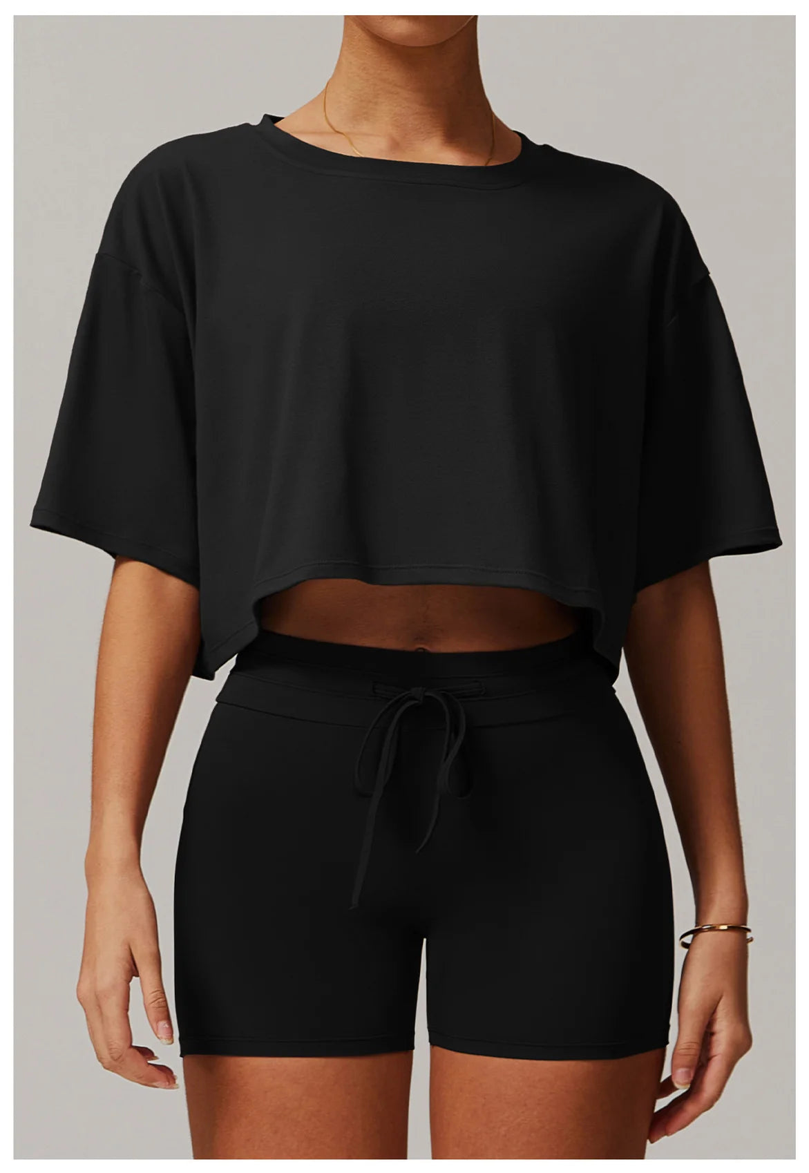 Summer New Sports Short Sleeved Top for Women Comfortable Round Neck Short T-shirt Fitness Running Yoga Short Sleeved Gym Shirt