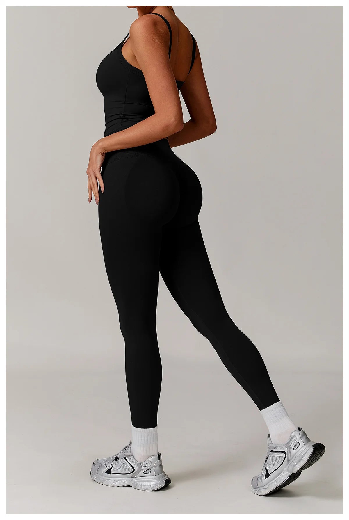 2 Pieces Yoga Suit Sports Set Women Athletic Wear Gym Set Women Tracksuit Running Workout Long Sleeve Sports Shirt Yoga Clothing