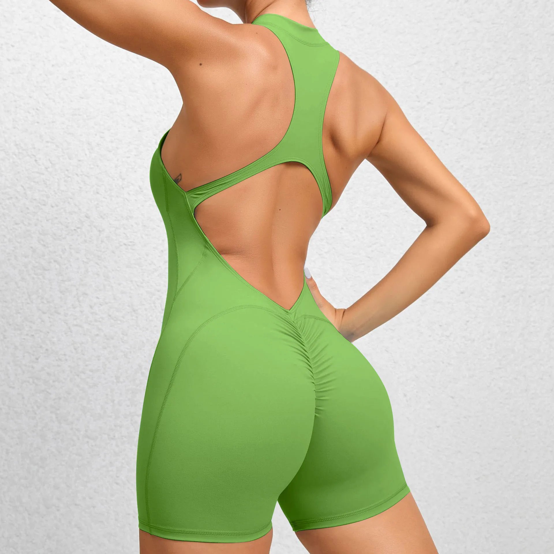 Women's Jumpsuit Fitness Suit Gym Rompers Sports Overalls for Woman Tracksuit Yoga Clothing Zipper Workout Set Sportswear