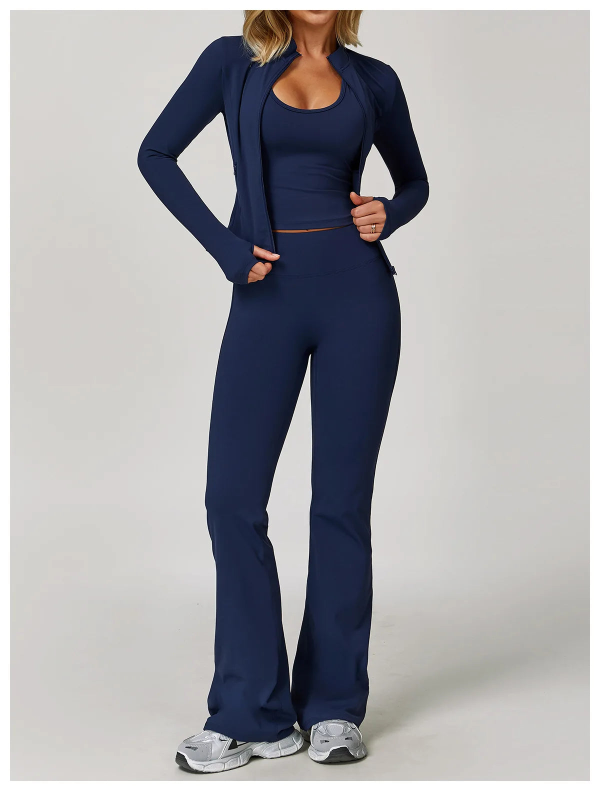 Wide Leg Pants Women Bell-bottoms High Waist Yoga Leggings High Stretchy Butt Lifting Breathable Sports Pants Women Gym Leggings