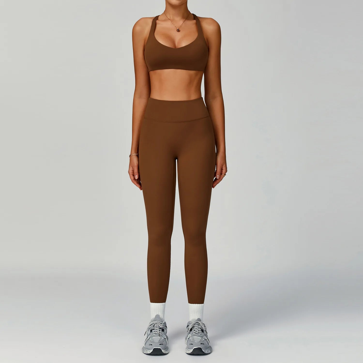 Women Tracksuit Yoga Shorts Set Seamless Yoga Set Workout Scrunch Shorts Sets Sports Bra Scrunch Shorts Fitness Clothes Gym Suit