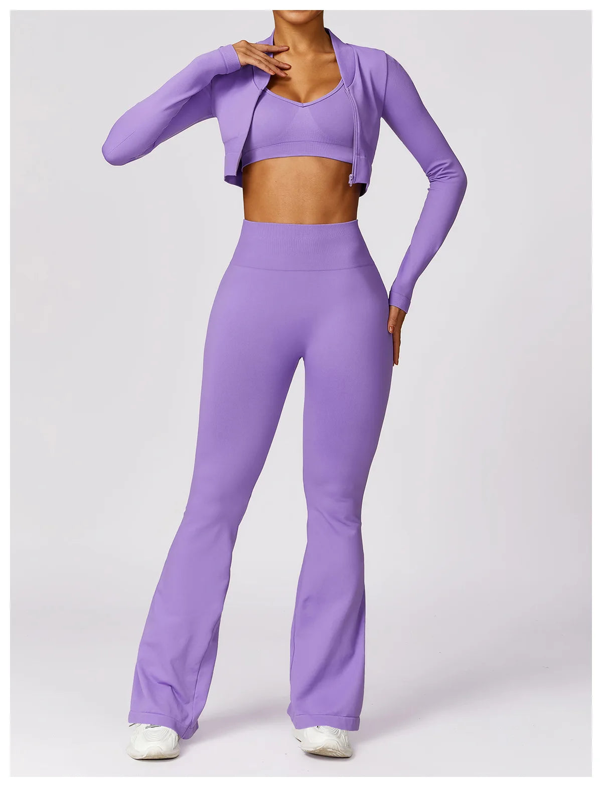 Seamless Flare Leggings Yoga Pants Women High Waist Wide Leg Pants Women Gym Workout Fitness Sports Flared Pant Dance Trousers