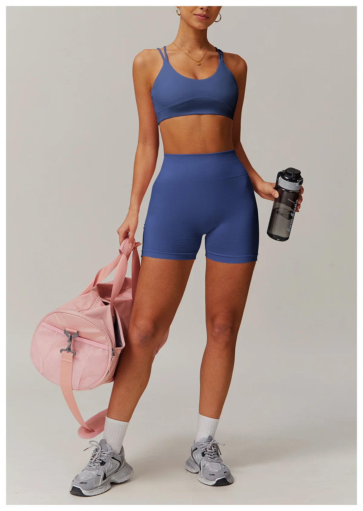 Women Yoga Suit 2PCS Sports Set Quick-Drying Gym Set Women Tracksuit Running Bra Workout Long Sleeve Sports Shirt Yoga Clothing