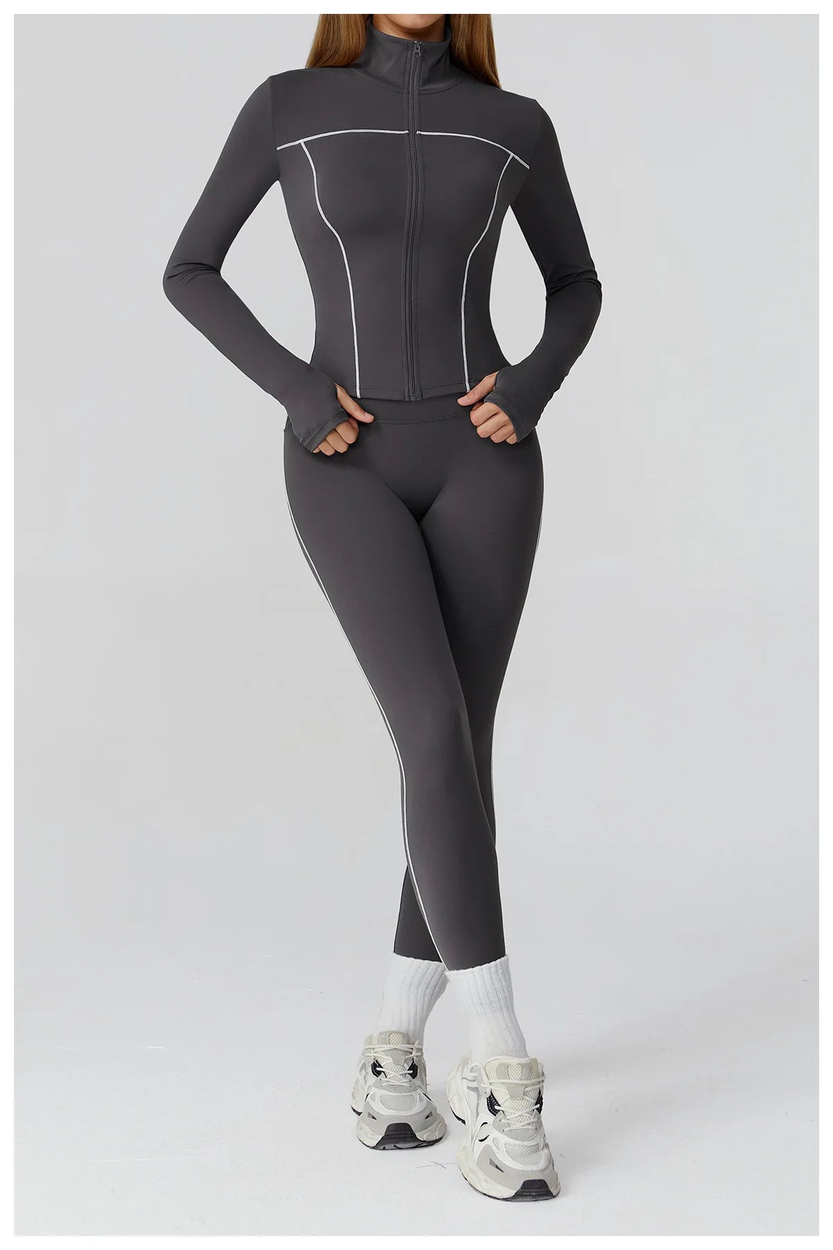 Yoga Clothes Women Sport Jacket Running Long Sleeve Shirt Sports Jackets Top Workout Coat Gym Training Clothing Workout Yoga Top