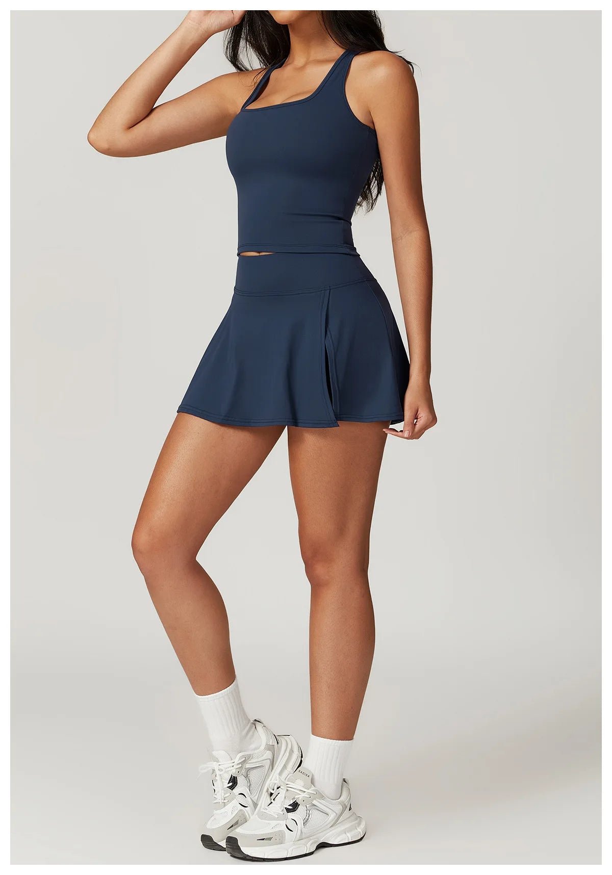 Summer Slim Yoga Shorts Women Short Skirts Ultra Short Mini Skirts Gym Exercise Running Fitness Tennis Anti-Light Sports Skirts