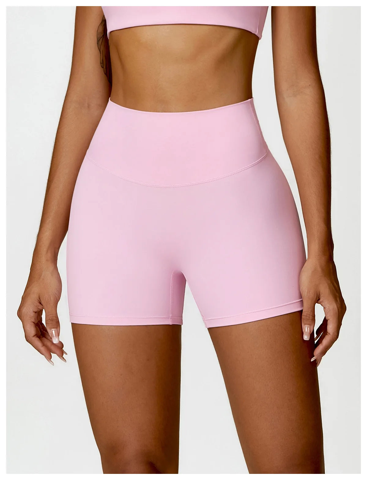 Women Sports Short Yoga Legging Shorts Squat Proof High Waist Fitness Tight Shorts Cycling Running Push Up Workout Gym Shorts
