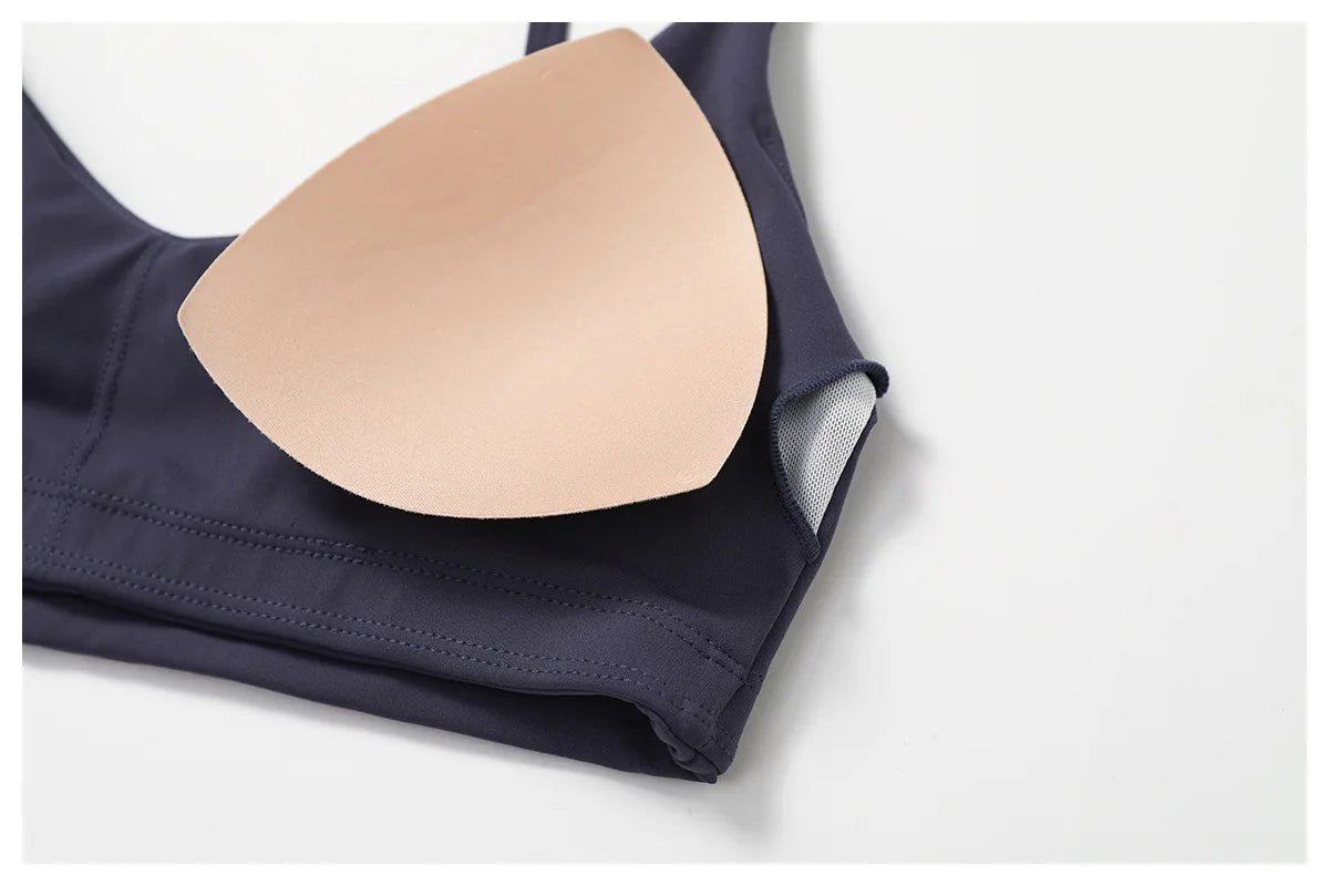 Sports Bra Fitness Women Workout Running Tank Top Female Backless Shockproof Breathable Gym Sports Underwear Yoga Bra Women