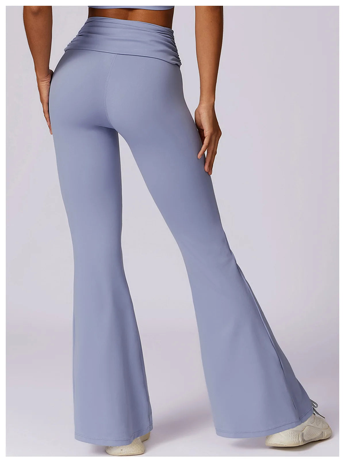 Workout Flare Leggings Yoga Pants Women High Waist Wide Leg Pant Women Gym Fitness Sports Black Flared Pant Latin Dance Trousers