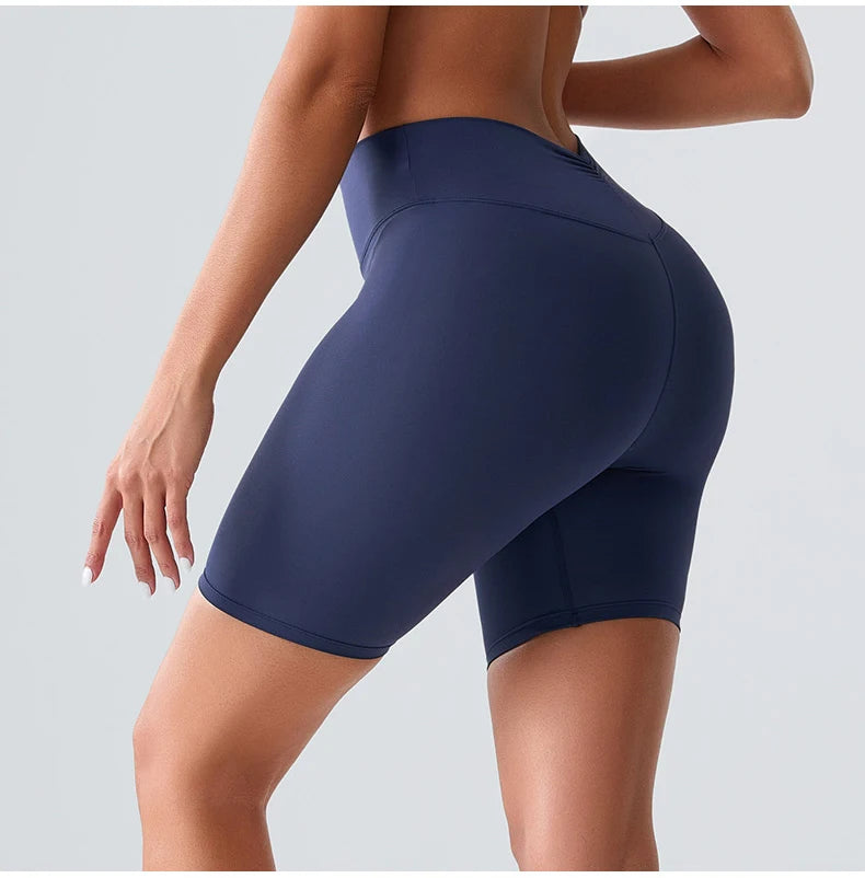Sports Short Women Yoga Shorts High Waist Breathable Soft Fitness Tight Women Yoga Legging Shorts Cycling Athletic Gym Shorts