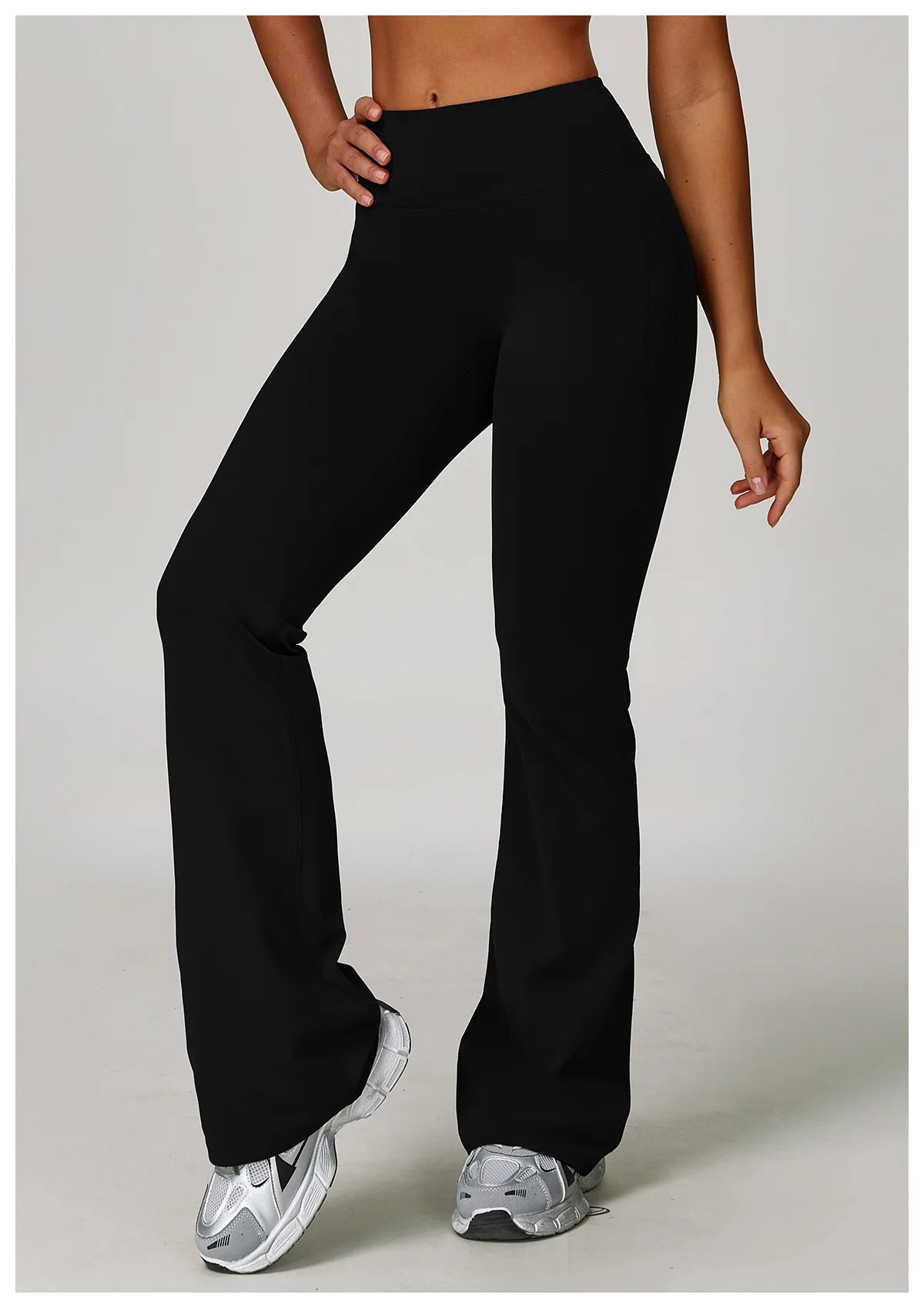 Wide Leg Pants Women Bell-bottoms High Waist Yoga Leggings High Stretchy Butt Lifting Breathable Sports Pants Women Gym Leggings