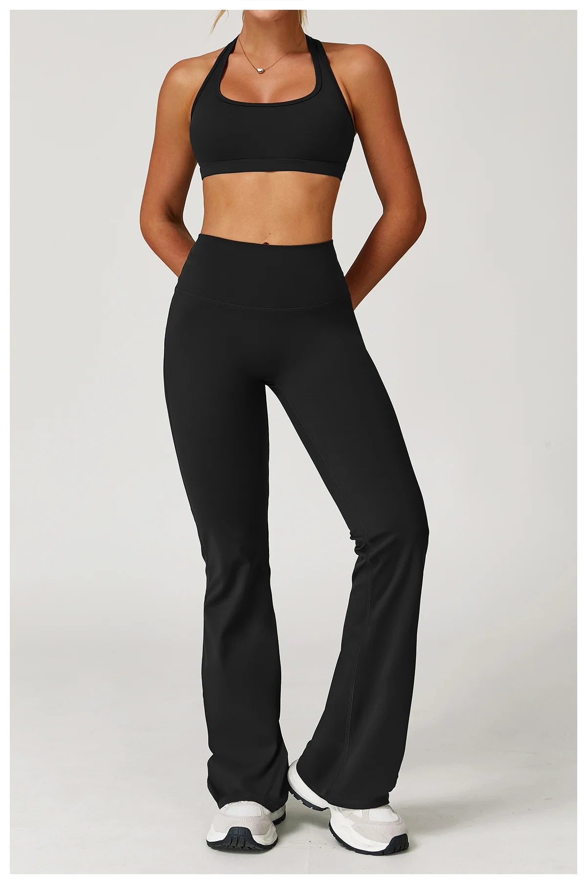 Yoga Set 2 Pieces Women Clothes Workout Outfits Fitness Sportswear Gym Tracksuit High Waist Leggings Sports Bra Athletic Wear