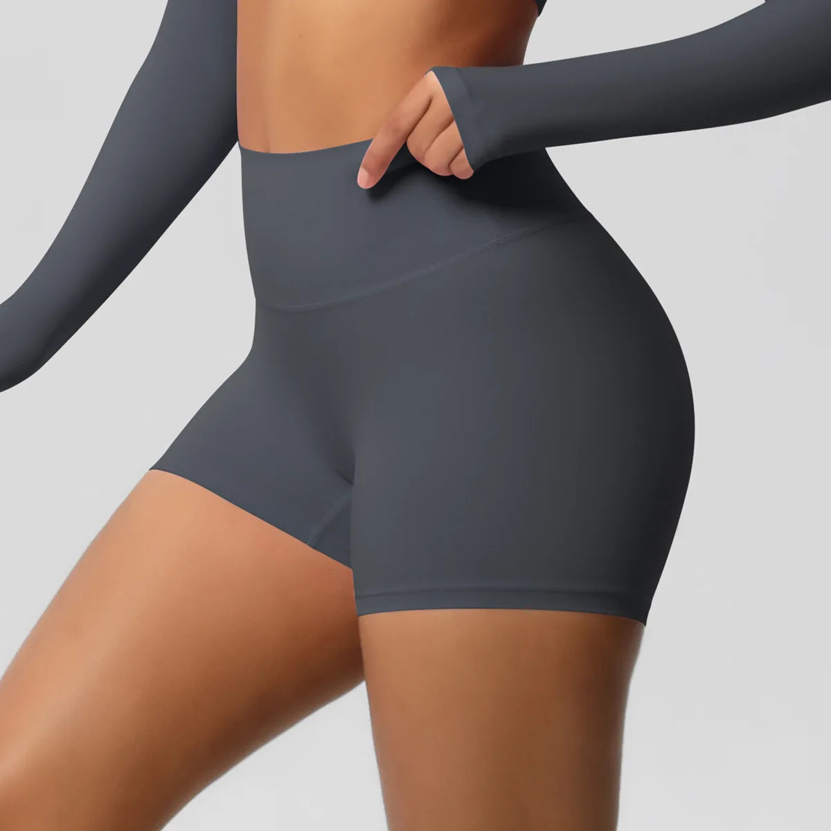 Seamless Impact Shorts Women Yoga Shorts Push Up Booty Workout Gym Shorts Fitness High Waist Sports Short Women Clothing