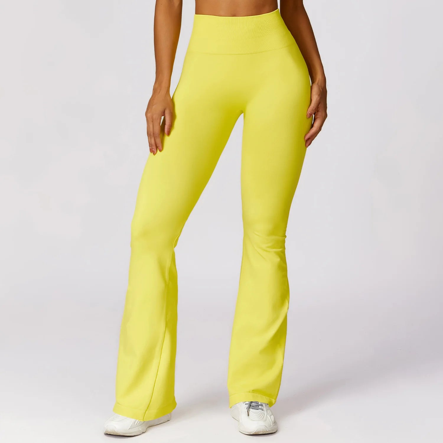Seamless Flare Leggings Yoga Pants Women High Waist Wide Leg Pants Women Gym Workout Fitness Sports Flared Pant Dance Trousers