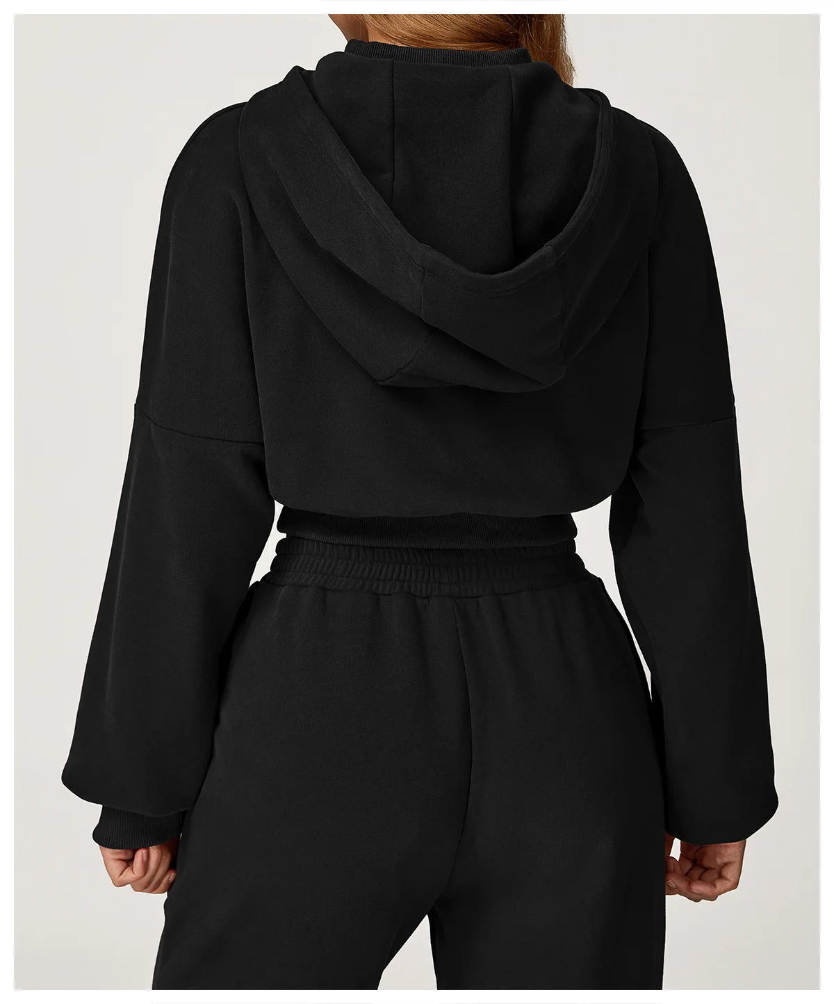 Long Sleeved Hooded Sweatshirt Winter Casual Loose Jacket Women's Long Sleeved Outdoor Running and Fitness Sportswear