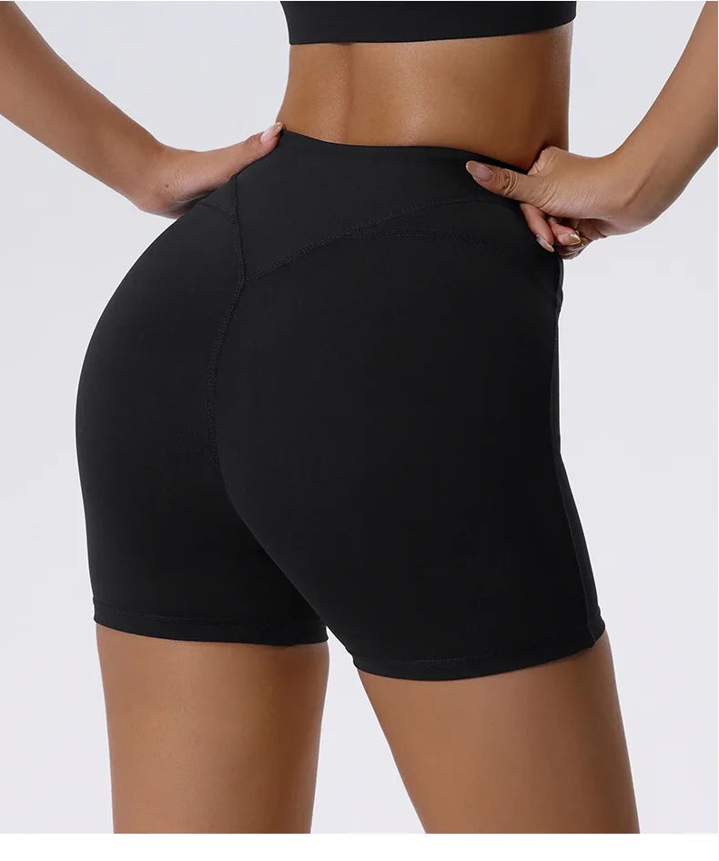 Summer Shorts for Women Yoga Shorts Running Push Up Workout Tights Gym Shorts Fitness High Waist Sports Short Women Clothing