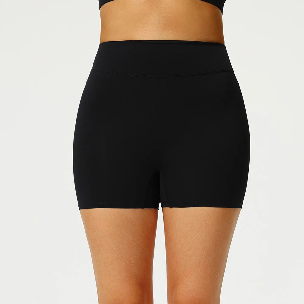 Women Yoga Shorts High Waist Workout Shorts Fitness Yoga Lift Butt Fitness Ladies Yoga Gym Running Impact Short Pants Sportswear