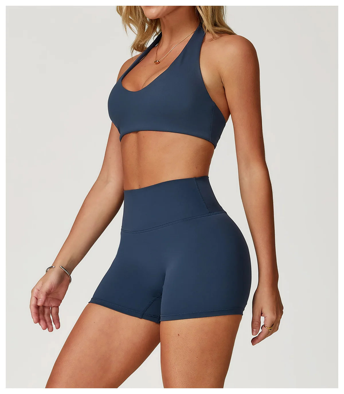 Sports Vest Impact Halter Top Yoga Underwear Backless Hanging Neck Sports Tank Top for Shaping Women's Tank Workout Push Up Top