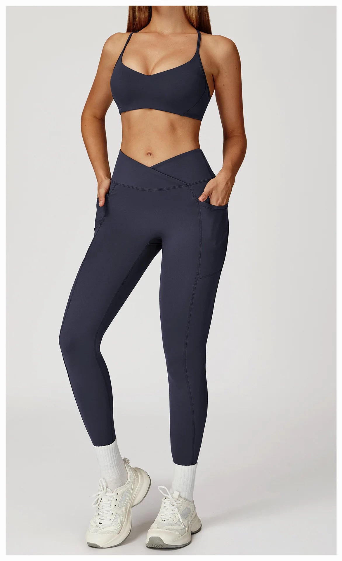 Women Tracksuit Yoga Set 2PCS Gym Workout Clothes for Female Push Up Bra High Waist Leggings Sexy Fitness Sportswear Sports Suit