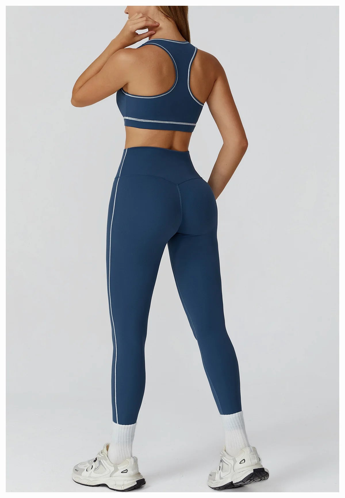 Fitness Top Women Breathable Sports Bra Anti-Sweat Yoga Bra Shockproof Crop Top Push Up High Strength Sport Bra Gym Workout Top