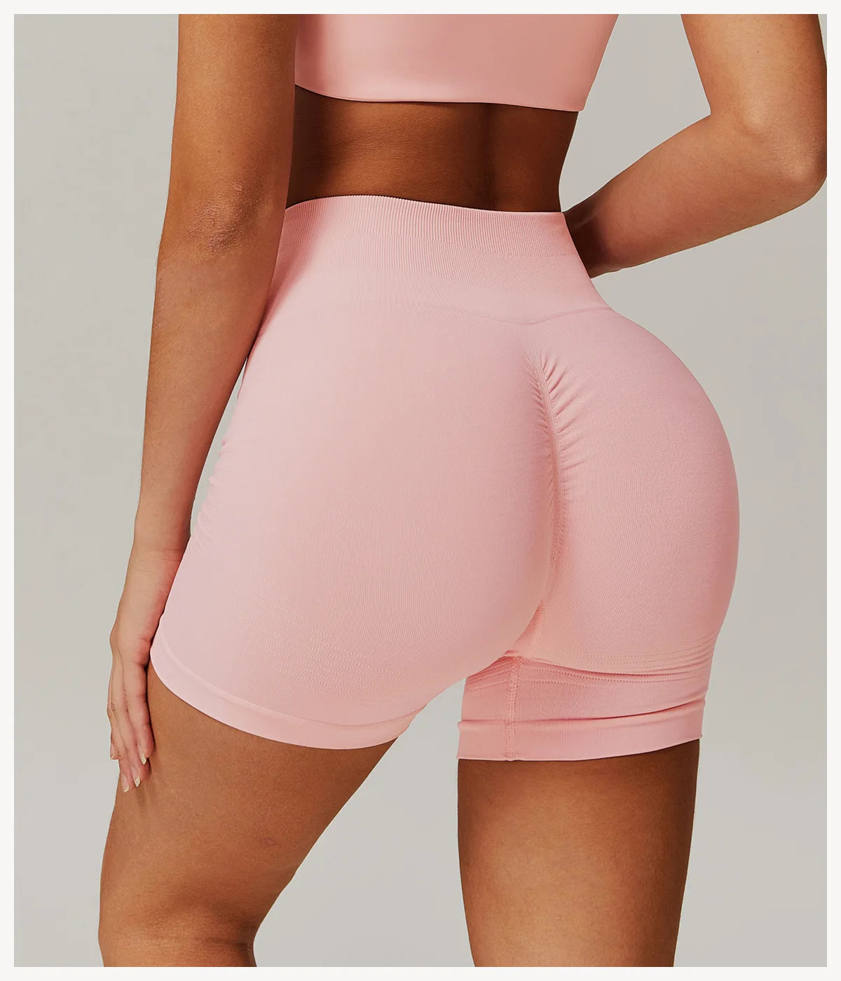 Seamless Women Yoga Shorts High Waist Workout Shorts Fitness Yoga Lift Butt Fitness Ladies Yoga Tights Gym Running Short Pants