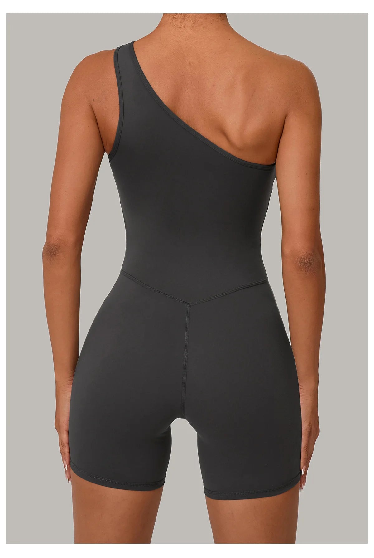 One Shoulder Jumpsuit Women's Fitness Suit Short Sets Sports Overalls for Woman Tracksuit Yoga Clothing Gym Workout Sportswear