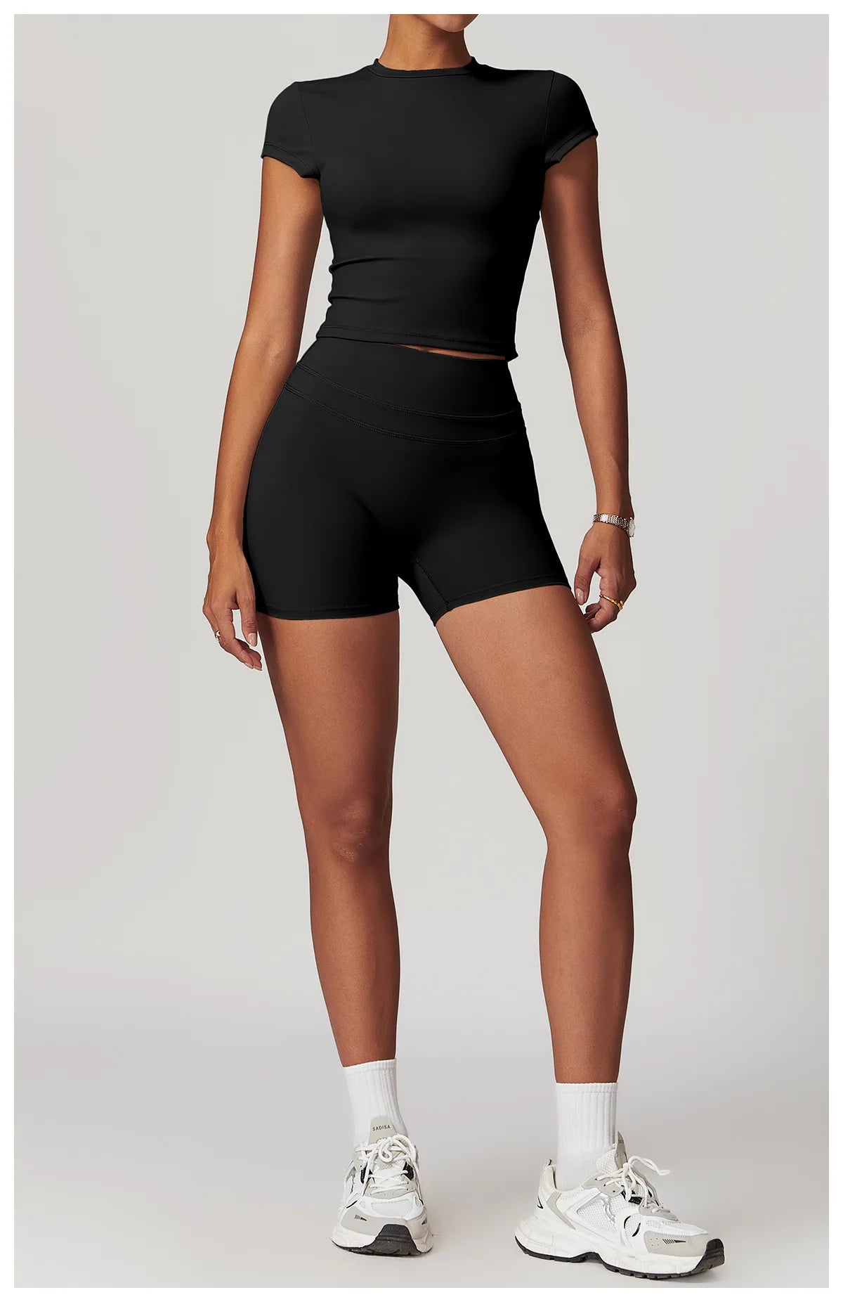 Women Clothes Yoga Top Sport T Shirt Fitness Clothes Short Sleeve Yoga Shirt Gym Top Workout Running Active Wear Sport Top