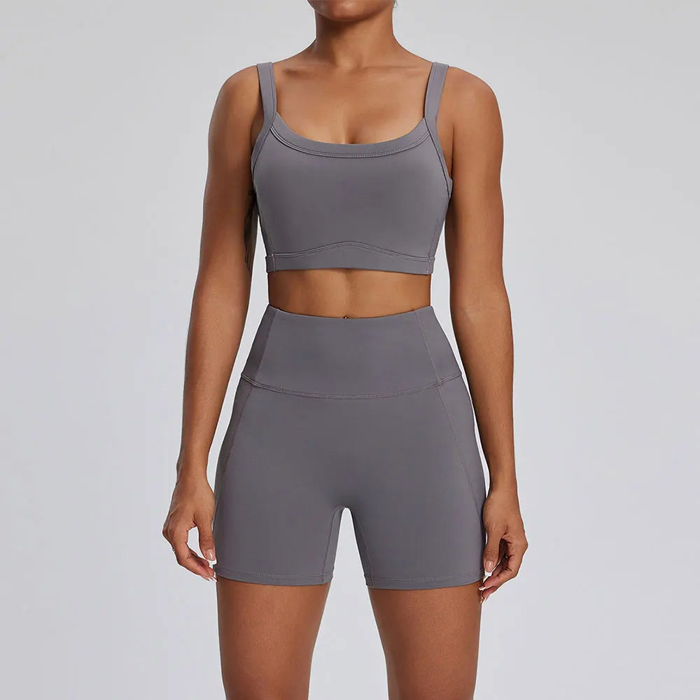 2PCS Yoga Suit Gym Set Women Clothes Running Tracksuit Workout Long Sleeve High Waist Bell-bottoms Sports Shirt Yoga Clothing