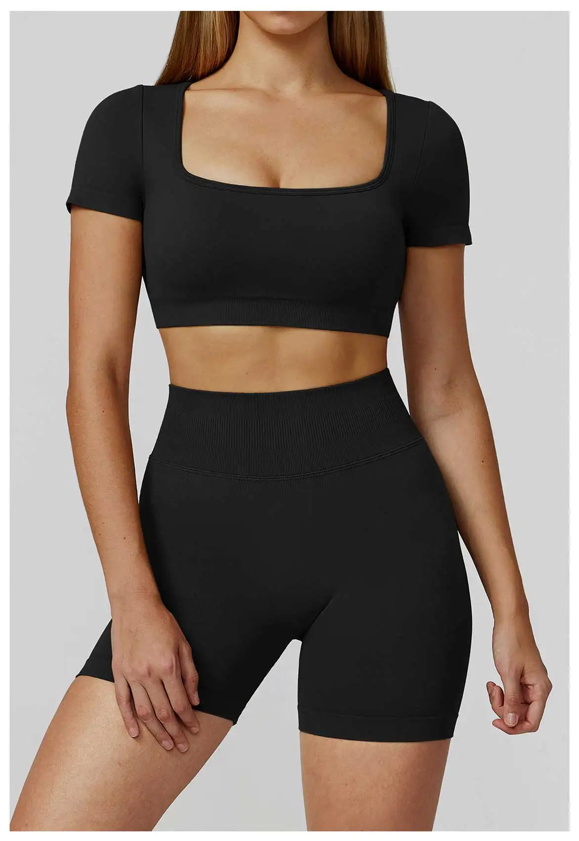 Seamless Women Yoga Top Backless Sport T Shirts Fitness Clothes Short Sleeve Yoga Shirt Gym Top Running Active Wear Sport Top