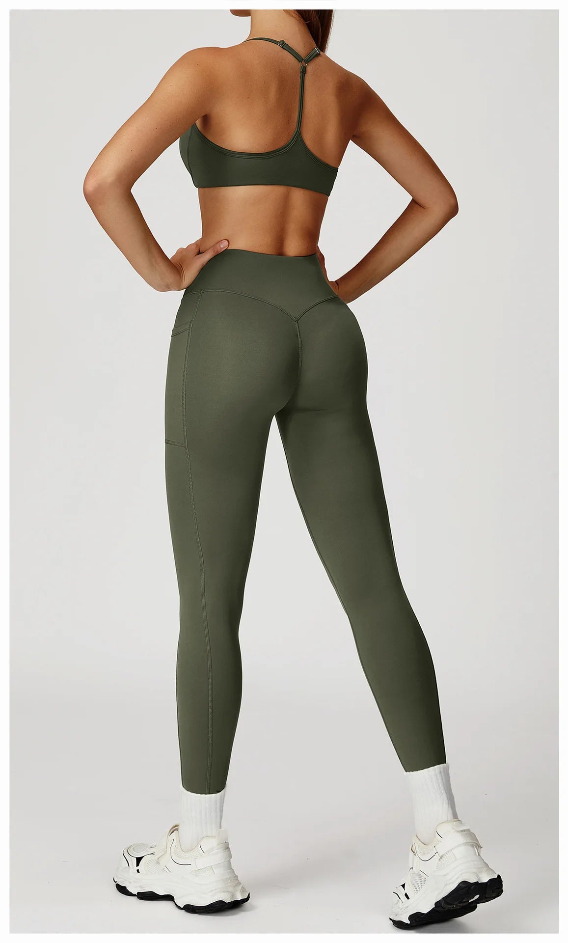 Women Tracksuit Yoga Set 2PCS Gym Workout Clothes for Female Push Up Bra High Waist Leggings Sexy Fitness Sportswear Sports Suit