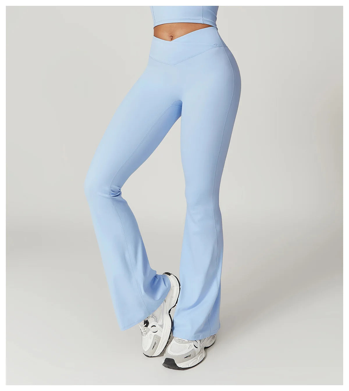 Flare Leggings Yoga Pants Women Bell-bottoms Yoga Tights High Waist Fitness Pants Stretch Gym Workout Sports Push Up Leggings